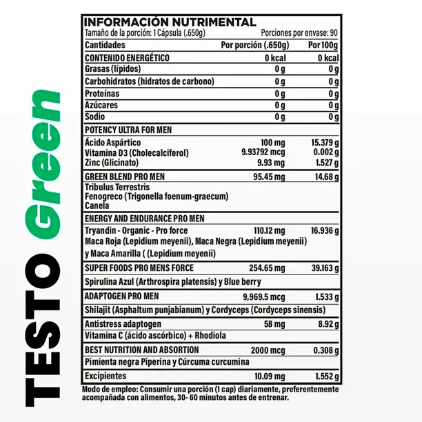 etiqueta TESTOGREEN 90 CÁPSULAS.webp