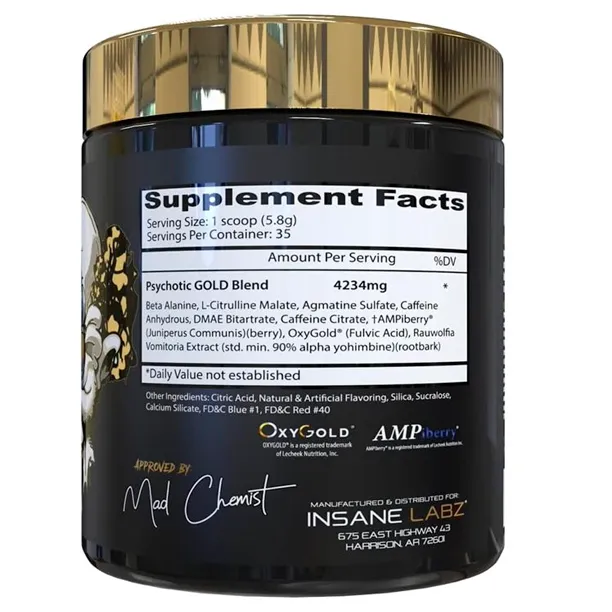INSANE LABZ PSYCHOTIC GOLD 35 SERV GRAPE.webp
