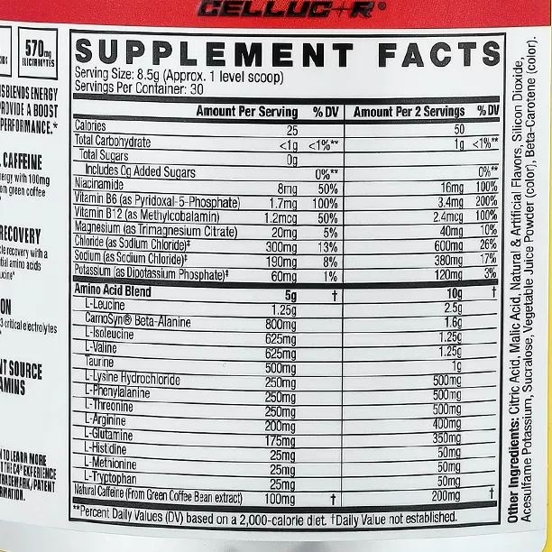 tabla CEL C4 ENERGY + AMINOS 30 SERV FRUIT PUNCH.webp