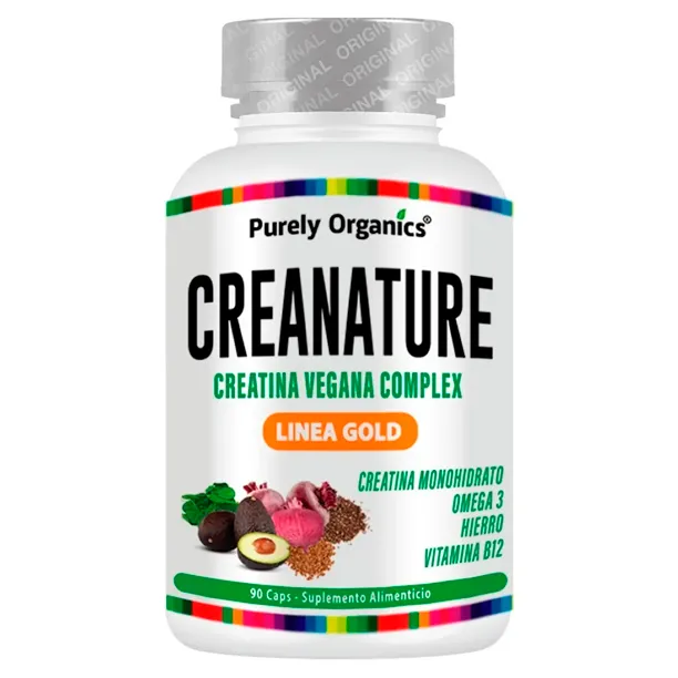 Creanature Creatina Vegana (90 Capsulas) Purely Organics