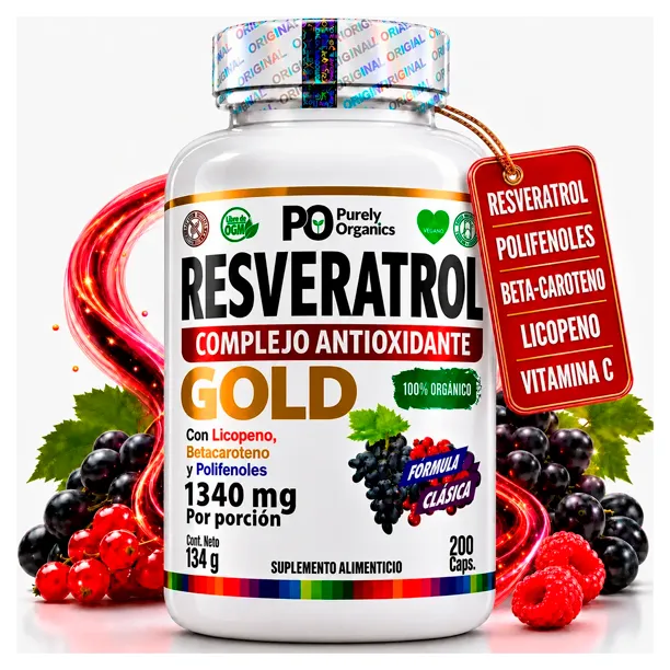 [ML-4I0H-U0PO] Resveratrol Gold (Capsulas, 200)