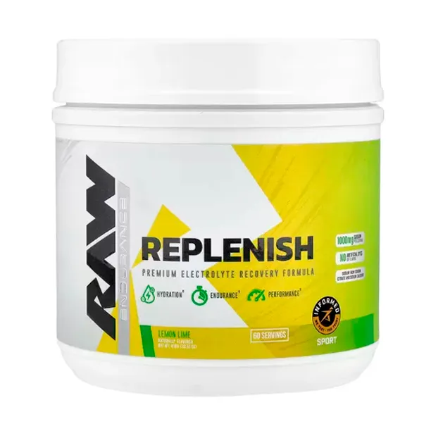 RAW NUTRITION, ENDURANCE, REABASTECIMIENTO, LIMA LIMÓN, 810 G (28,57 OZ)
