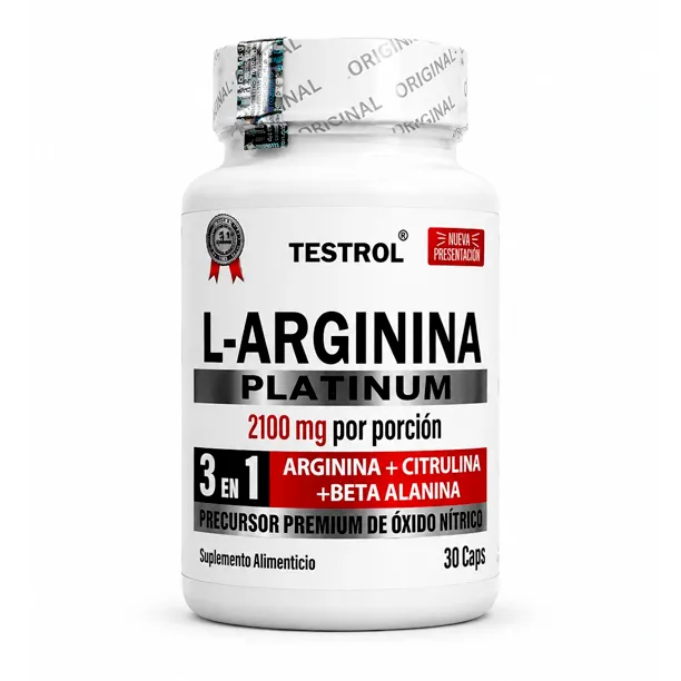 Testrol L-Arginina Platinum 30 caps