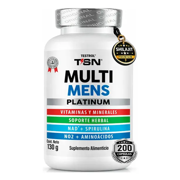TESTROL MULTI MENS + SHILAJIT 200 CAPSULAS