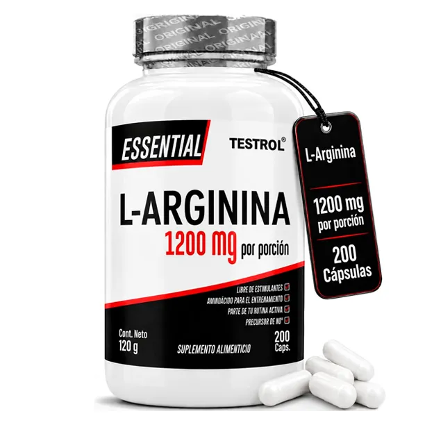 Arginina Essential 200 CAPSULAS Testrol