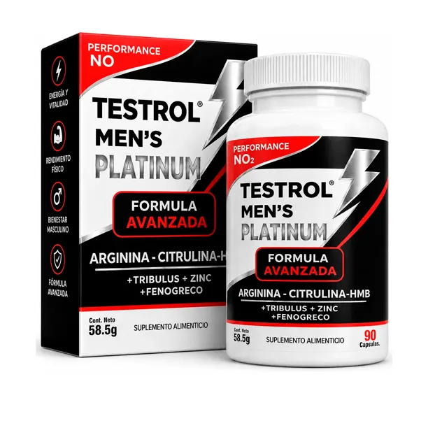 TESTROL MEN´S PLATINUM 90 CÁPSULAS