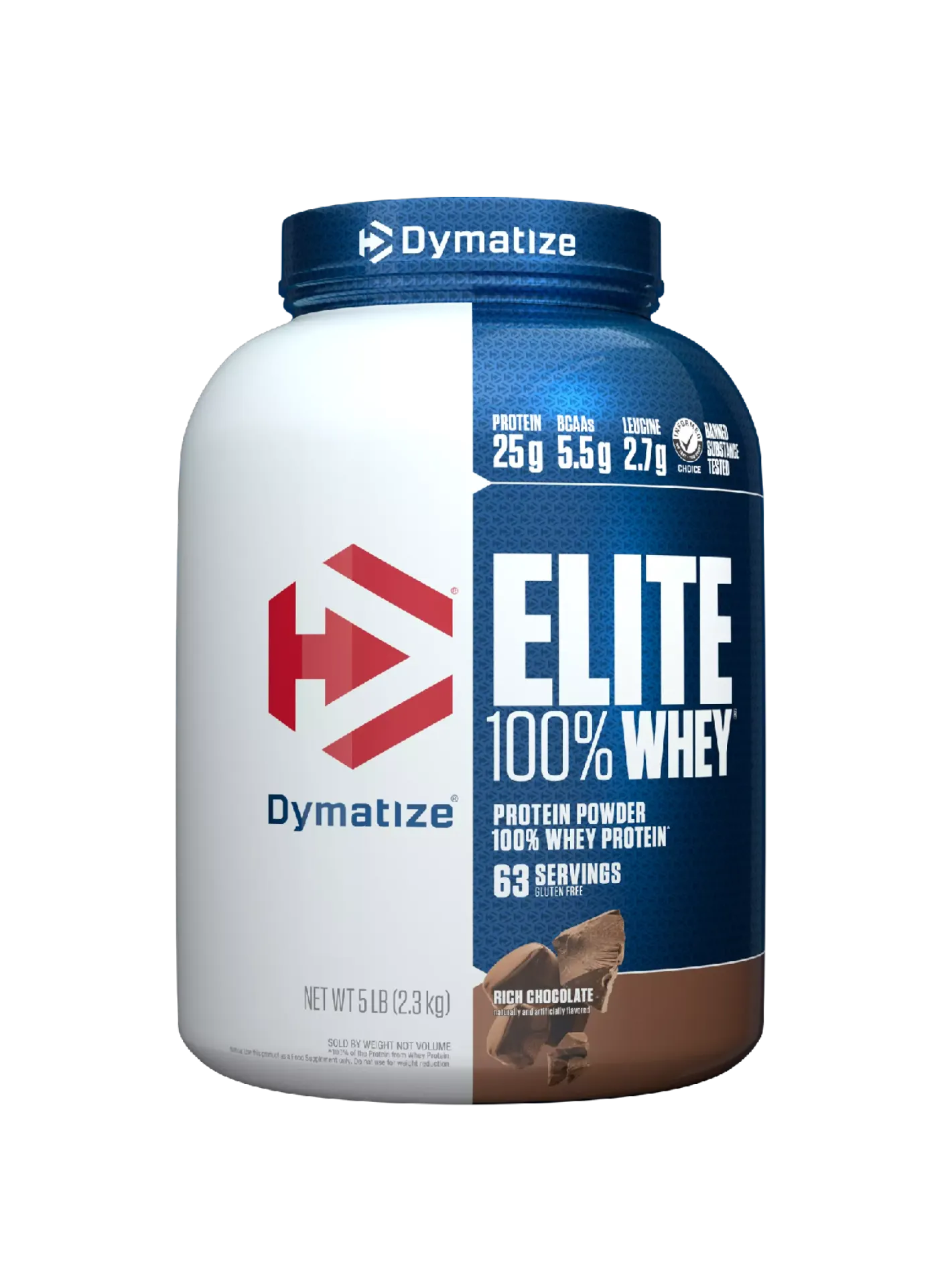 DYM ELITE WHEY PROTEINA 5 LBS RICH CHOCOLATE