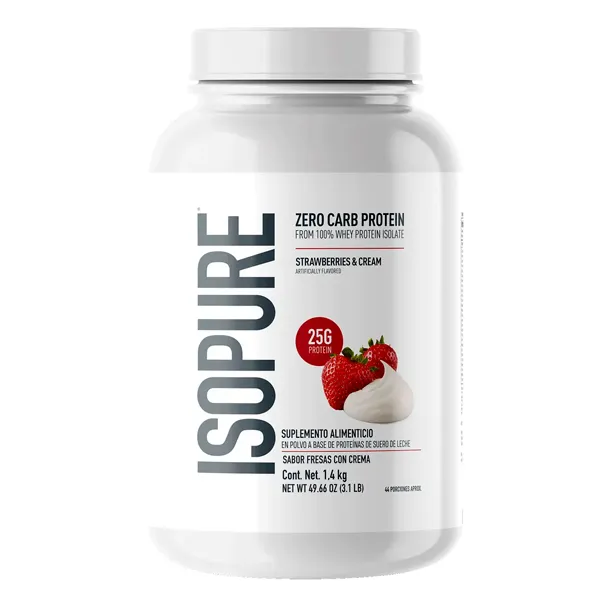 NB ISOPURE ZERO CARB 3 LB STRAWBERRIES