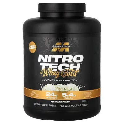 MT NITRO TECH GOLD WHEY VANILLA CREAM 5LB