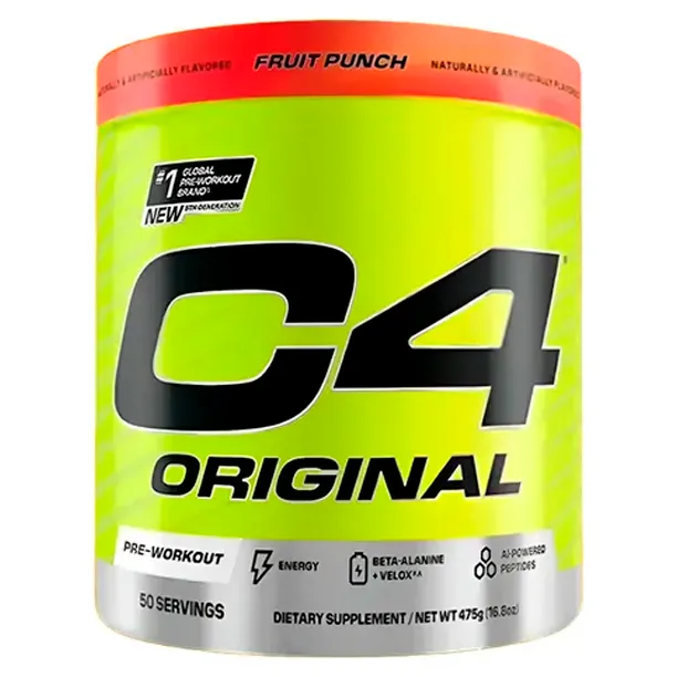 CEL C4 ORIGINAL 50 SERV FRUIT PUNCH