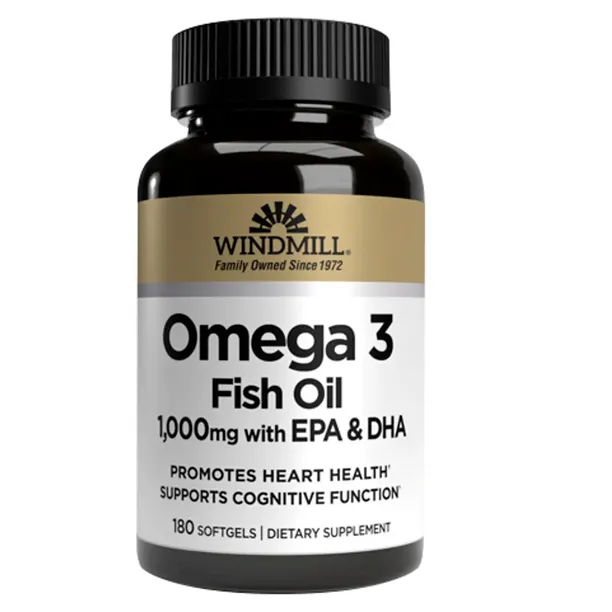 WINDMILL OMEGA 3 FISH OIL WITH 180 SOFTGELS