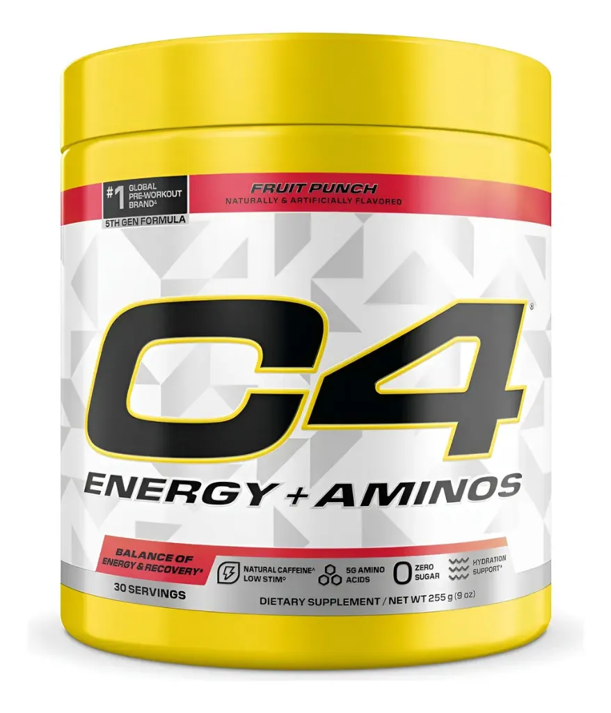 CEL C4 ENERGY + AMINOS 30 SERV FRUIT PUNCH