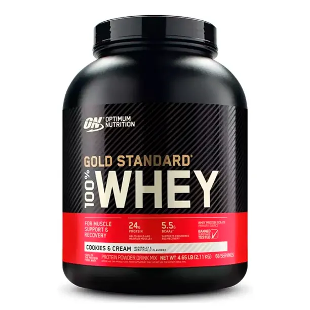 ON 100% WHEY GOLD STD 4.6 LBS COOKIES & CREAM