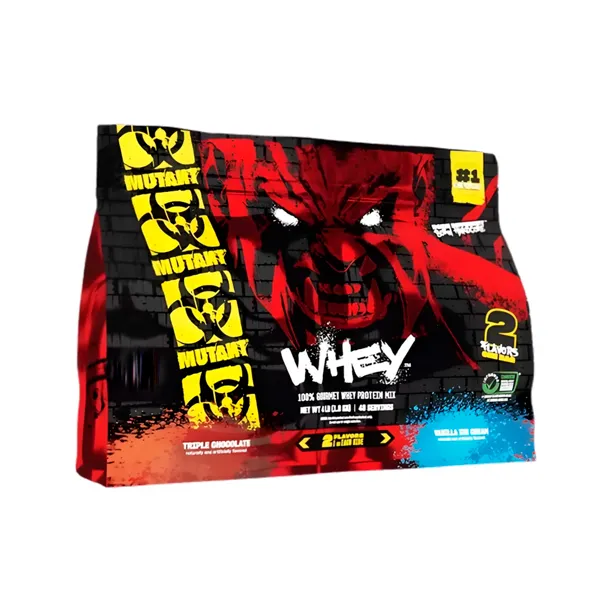 MUT MUTANT WHEY 4 LBS VAINILLA ICE  & TRIPLE CHOCOLATE