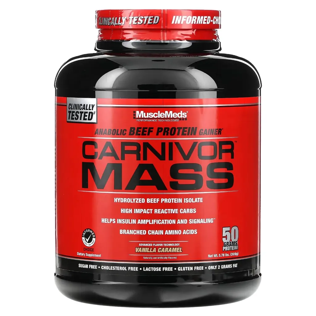 CARNIVOR MASS VANILLA CARAMEL 5.78 LBS