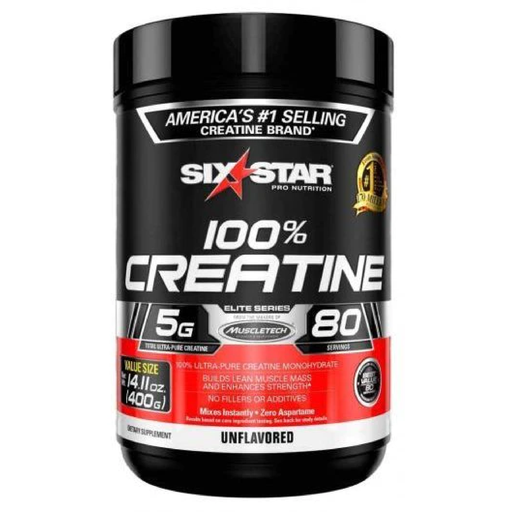 MT SIX STAR 100 CREATINE  400 GRS UNFLAVORED